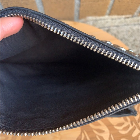 Zadig & Voltaire Rocky Leather Heart Clutch in Black - Picture 7 of 7